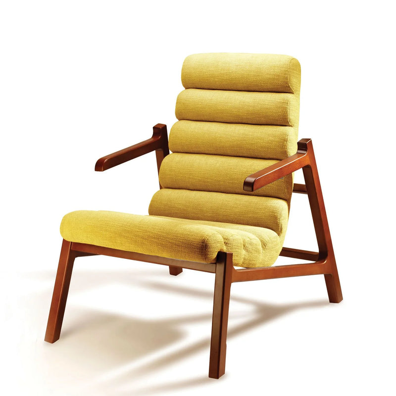 Fauteuil Easy — swift sunflower, 056-3 solid wood feet