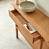 Console ELIE — Acajou massif