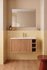 Ensemble meuble salle de bain Endika - Bois Naturel - Sklum - vue 2