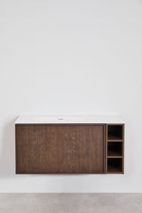 Ensemble meuble salle de bain Endika - Bois Foncé - Sklum - vue 2