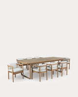 Ensemble table et 8 chaises Elnes