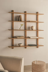 Étagère VELETA Bois de Mangue 130 cm 5 Étagères