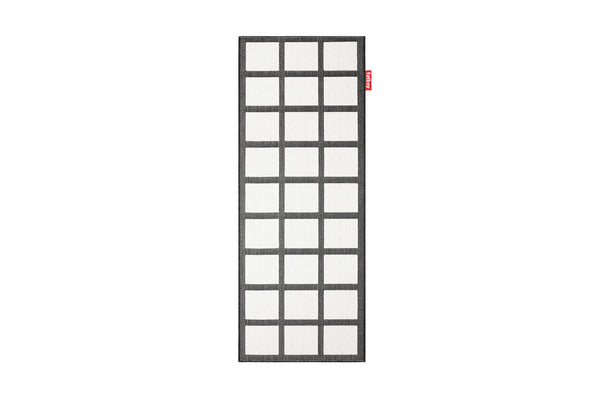 Tapis Carpretty catwalk — checky black/white