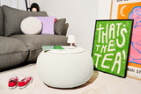 Table d'appoint Humpty — limestone
