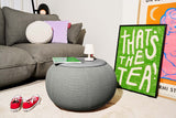 Table d'appoint Humpty — mouse grey