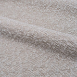 Fauteuil Naya tissu bouclé blanc