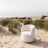 Fauteuil AUGUSTE Naturel — Bouclette crème