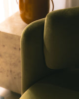 Fauteuil Jelte vert olive