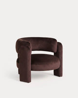 Fauteuil JELTE - Marron Chocolat