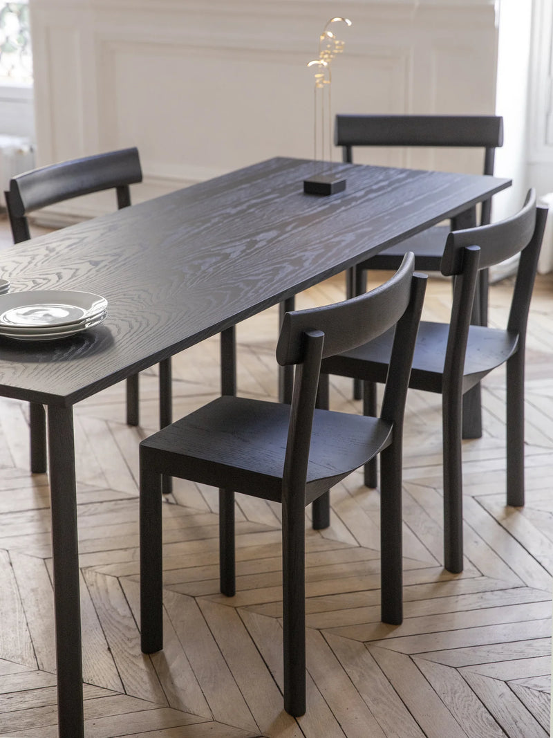 Chaise Galta — Chêne noir