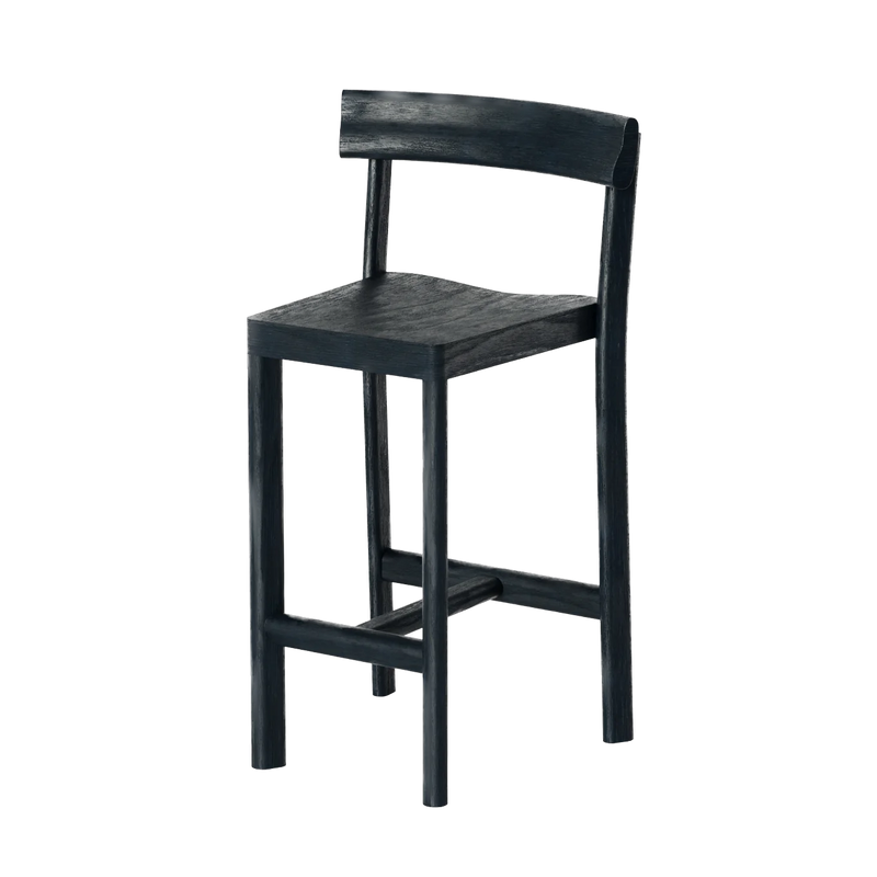 Chaise haute Galta 65 — Chêne noir