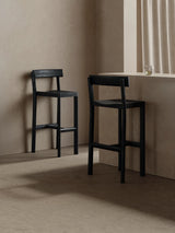 Chaise haute Galta 65 — Chêne noir