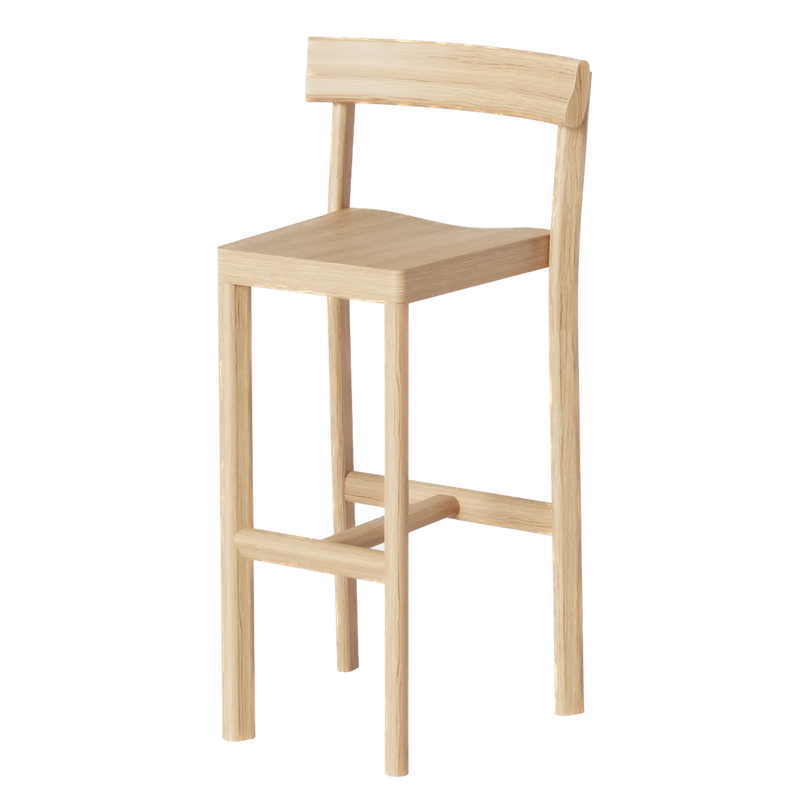 Chaise haute Galta 75 — Chêne naturel