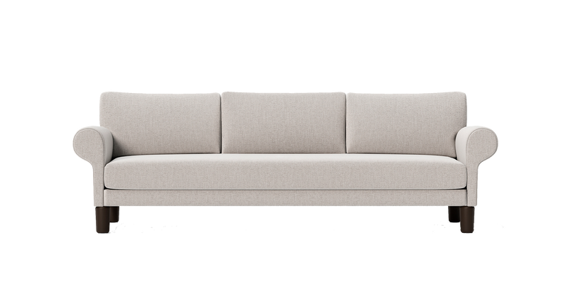 Canapé Magnus en tissu 2 places 197cm — Gris