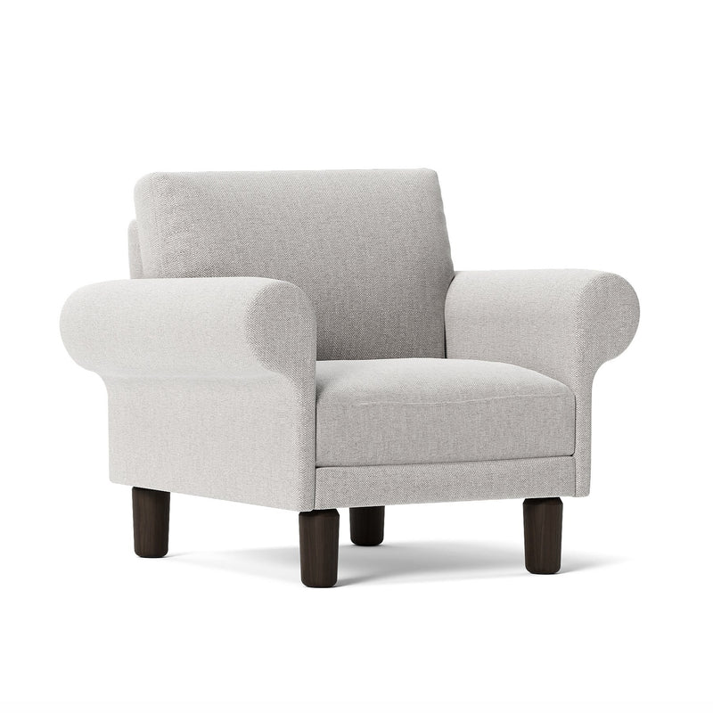 Fauteuil Magnus en tissu — Gris