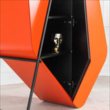 Cabinet Hidalgo — Blood orange/black