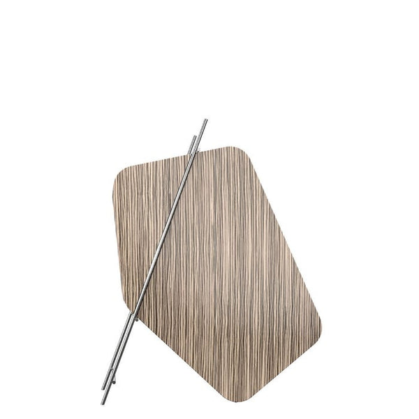 Cabinet Hidalgo — Shiny beige, brown/polished steel