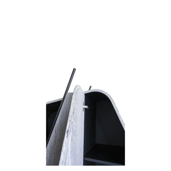 Cabinet Hidalgo — White, black/black