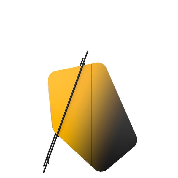 Cabinet Hidalgo — Yellow, black shaded/black