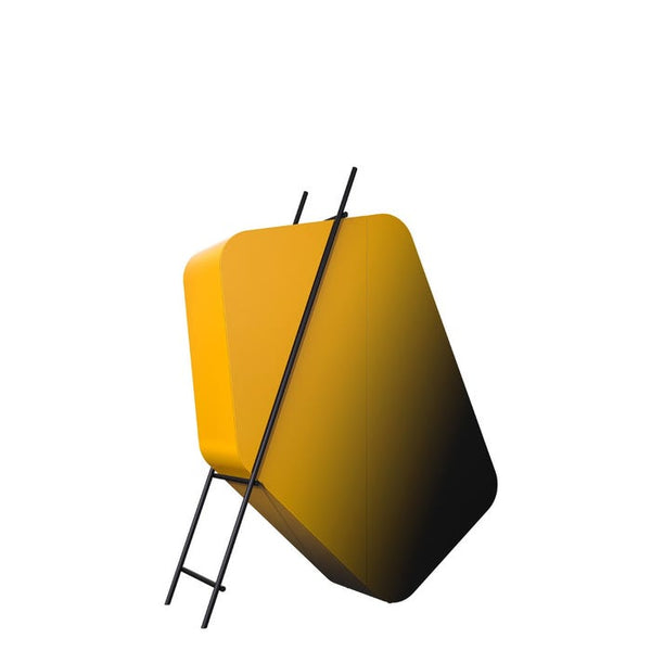 Cabinet Hidalgo — Yellow, black shaded/black