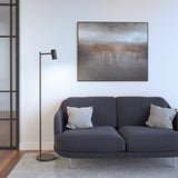 Pied de lampadaire — Noir