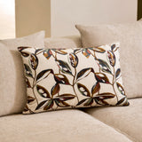 Housse de coussin Ramha, ivoire et multicolore - vue 2