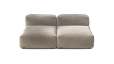 Canapé modulable vetsak Sofa Set 01 M Cord Velour Platinum - détail