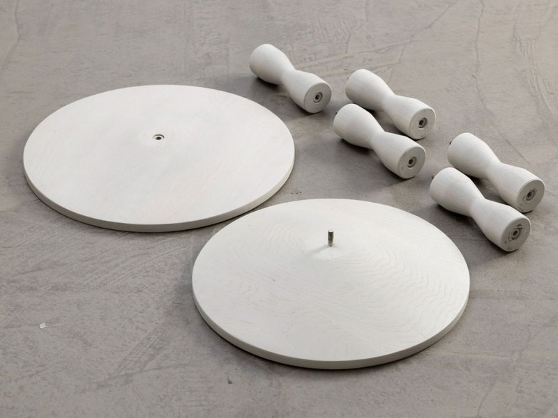Table Pedestal — White