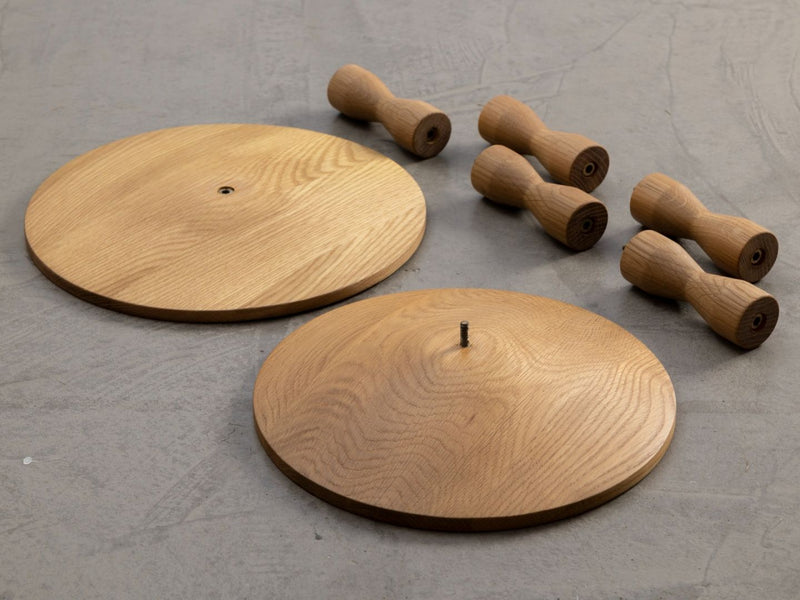 Table Pedestal — Oak
