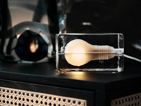 Lampe Block — White cord