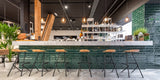 Tabouret bas STRAIN — Noyer