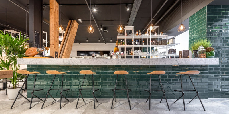Tabouret bas STRAIN — Noyer
