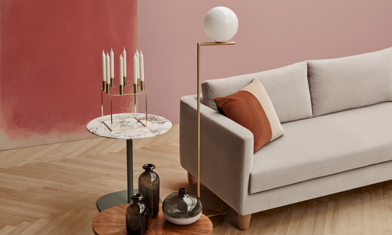 Canapé Venice en tissu 2 places 168cm — Gris