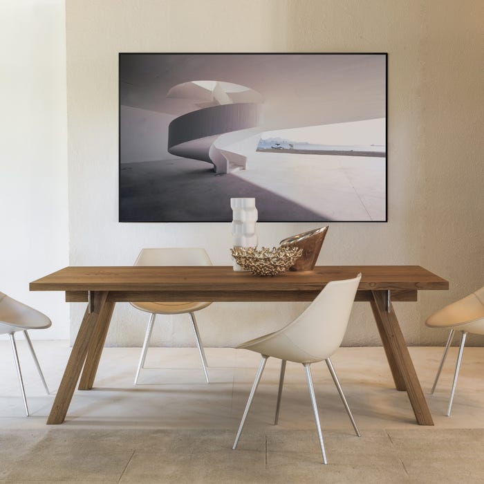Chaise Lagò — White, aluminum
