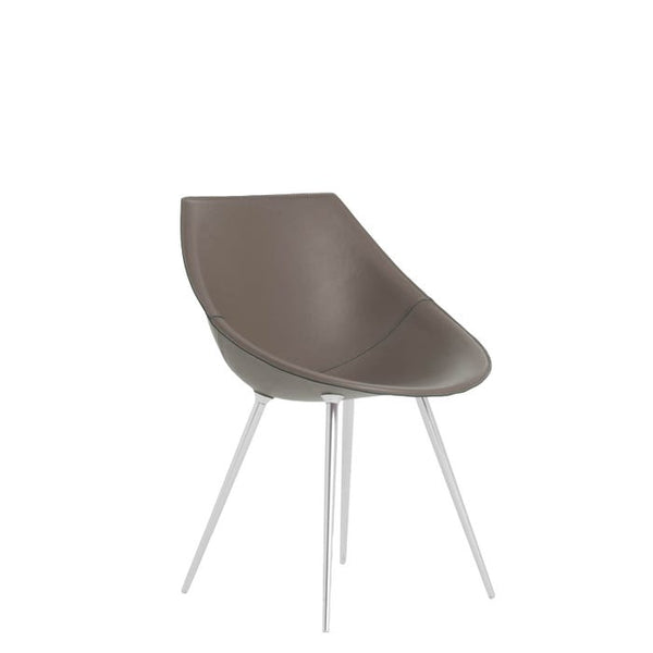 Chaise Lagò — Dark beige, aluminum