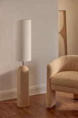 Lampadaire Macarena beige crème