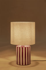 Lampe de table Araminta - détail rouge