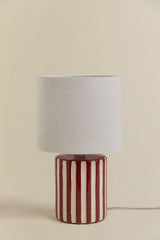 Lampe de table Araminta - détail rouge