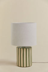 Lampe de table Araminta - détail vert