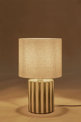 Lampe de table Araminta - détail vert