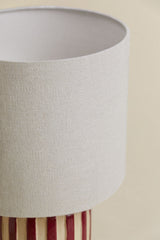 Lampe de table Araminta - détail rouge
