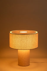 Lampe Pianela lin beige crème