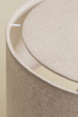 Lampe Pianela lin beige crème