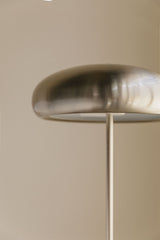 Lampe de table HILMA gris chromé