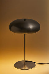 Lampe de table HILMA gris chromé