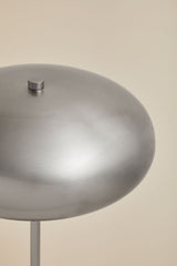 Lampe de table HILMA gris chromé