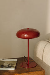Lampe de table HILMA rouge vin