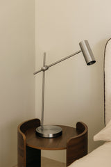 Lampe de table IDINA Gris chromé