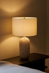 Lampe Yalvira travertin