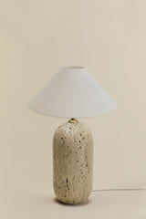 Lampe Yalvira travertin